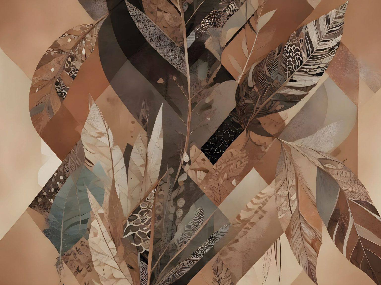 Éventail de Feuilles